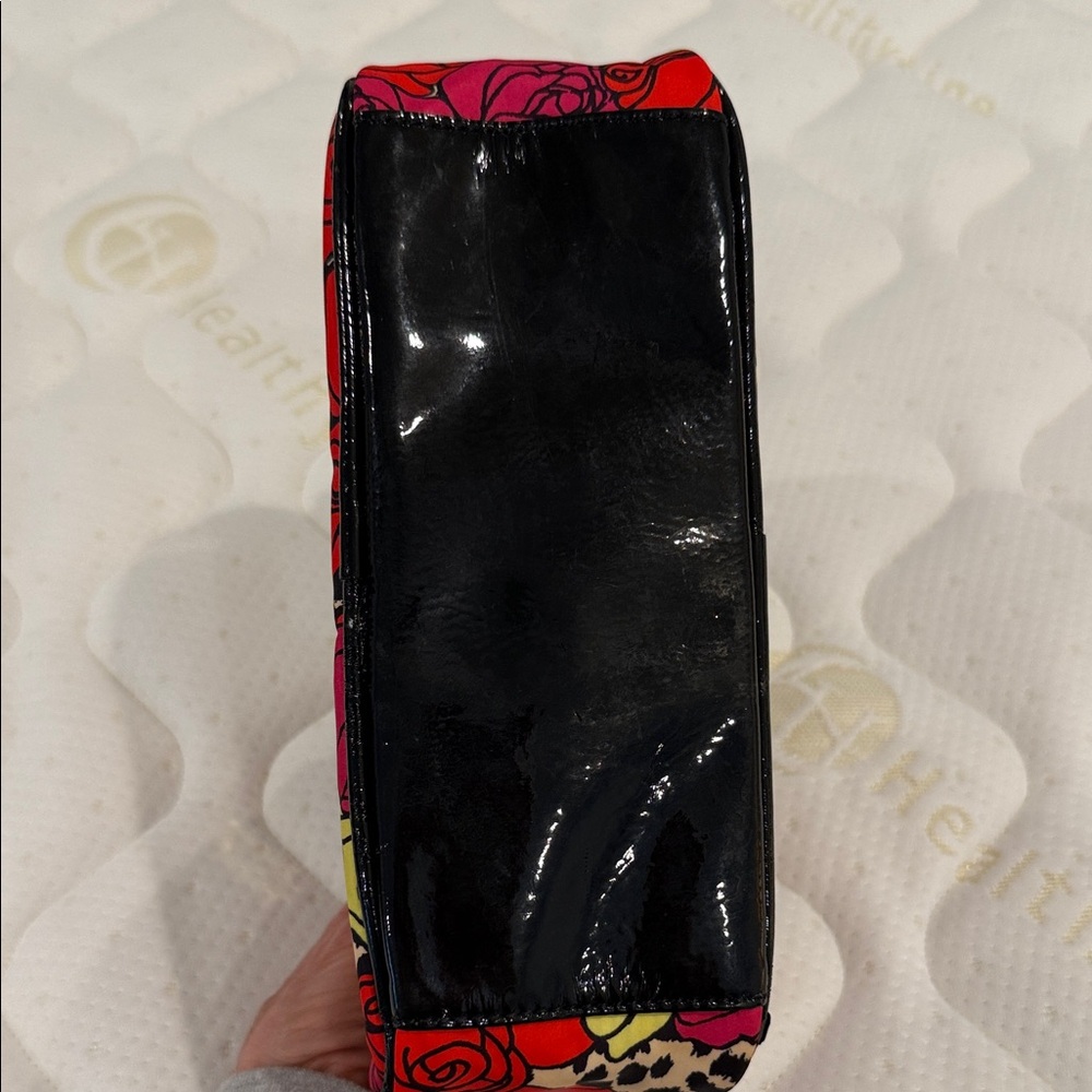 Betsey Johnson Floral and Leopard Cosmetic Bag - Picture 6 of 6